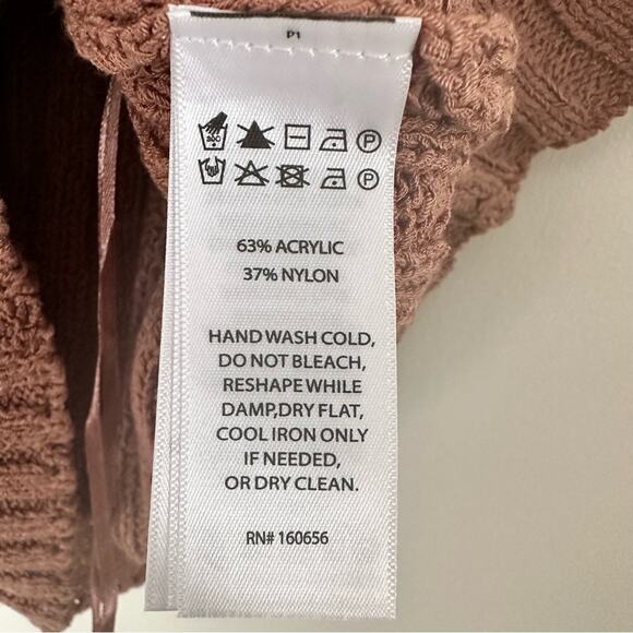 Sincerely Jules Ribbed Knit Tank Top Brown Sleeveless Sweater Large Junior - Picture 8 of 9